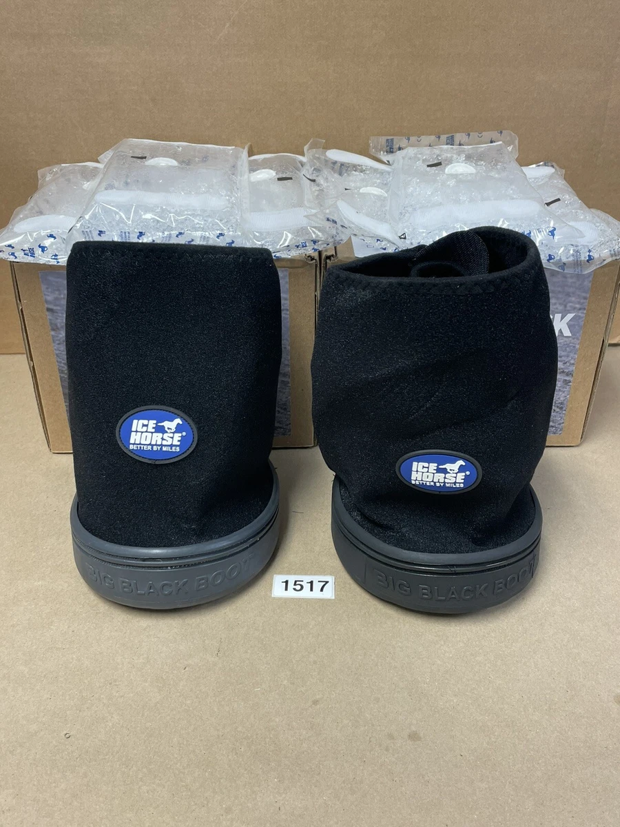 NEW IceHorse Big Black Hoof Boot 1 Pair Small Laminitis Therapy