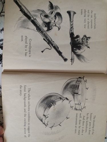 Vintage Antique A Little Golden Book Walt Disney’s Peter And The Wolf 1947 - Picture 9 of 12