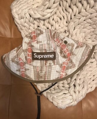 帽子 Supreme Woven Pattern Boonie Supreme Woven Pattern Boonie Hat M/L | eBay