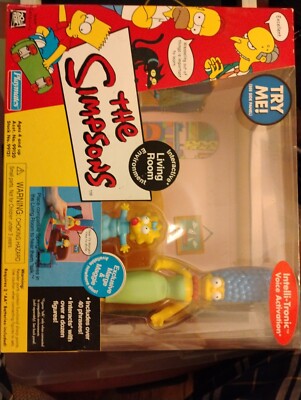 The Simpsons WOS Living Room Interactive Environment with Marge & Maggie 2000