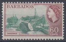 BARBADOS 1964 QEII 60c UHM/MNH (ID:741/D33661)