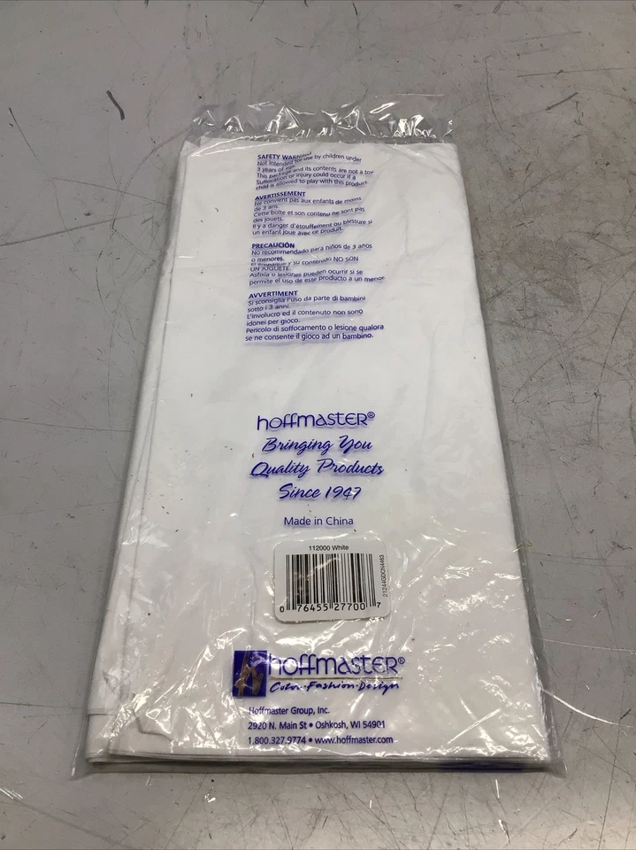 Tablecover Plastic Hoffmaster White 54in x 108in - Image 2 of 4