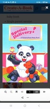 Special Delivery, Personalized Keepsake Children's Book, Free Shipping, Born-7