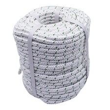 3/8 Inch x 200 Feet 4800Lbs Double Braided Polyester Rope Breaking Strength S...