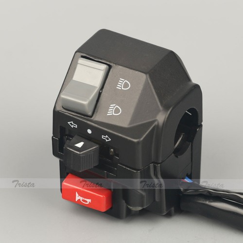 Manillar de motocicleta ATV 7/8" bocina señal de giro haz alto/lo interruptor izquierdo #J2 - Imagen 4 de 5