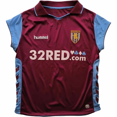 Aston Villa 2006-07 Hummel home football jersey woman size L Aston Villa 2006-07 Hummel home football jersey woman size L