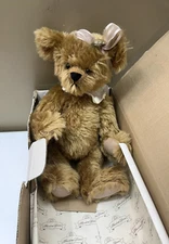 Vintage Mohair Teddy Bear By Donna Steele Fully Jointed Hailey Theodore Bears