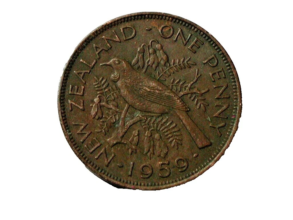 1959 Bronze New Zealand Coins