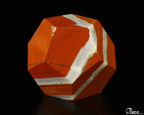 2,4 Zoll roter Jaspis handgeschnitzt Kristall geometrisch solide Skulptur, Kristallheilung - Bild 3 von 6
