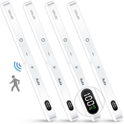 Bewegungsmelder Schrankleuchte 60 LED Wiederaufladbar Kabellos Touch Bar Schrankleuchte