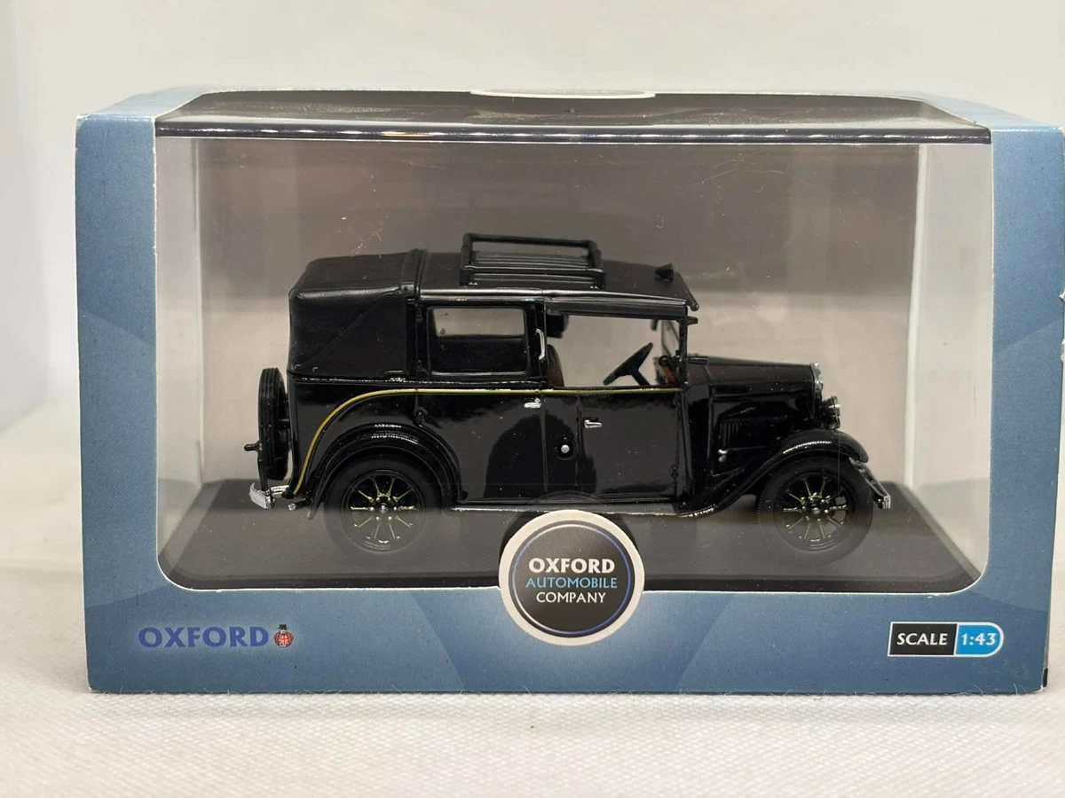 BURGUNDY AUSTIN LOW LOADER TAXI Rouge et Noir OXFORD DIECAST 1:43 d