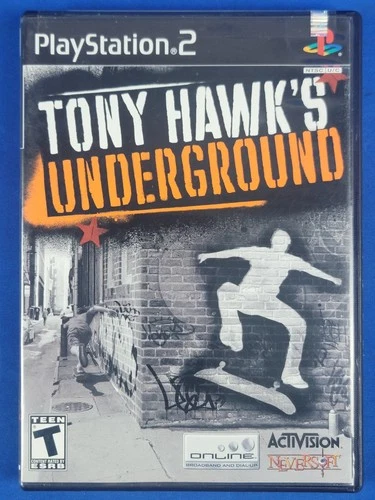 Tony Hawk's Underground PS2 PlayStation 2 Black Label
