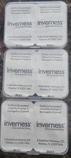 Inverness Safe Ear Piercing Earrings Sterilized with Safety Backs - 3 Boxes