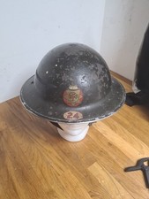 Ww2 Nfs Helmet 24 Birmingham  Named And Number Dated Genuine Original Fire