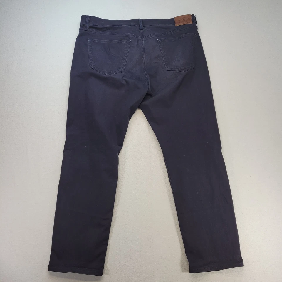 Pantalones Lucky Brand Para Hombre 38x30 Azul 121 Delgados Rectos Chinos de tiro medio elásticos Foto 3 de 4