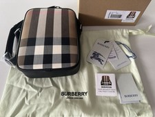 Burberry Mens Paddy V Check Crossbody Bag in ...