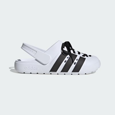 adidas Adilette Clog 2.0 JR4027 Cloud White / Core Black / Gold Metallic Herren