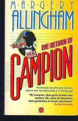 The Return of Mr. Campion by Allingham, Margery, Good Book