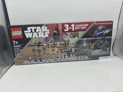 LEGO Star Wars 66804 Clone Wars & Mandalorian 3-in-1 (75373 + 75372 + 75391) New