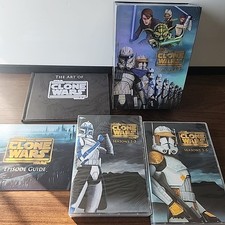 Star Wars Clone Wars Seasons 1-5 DVD Box Set Collector's Edition 19-Disc Read 