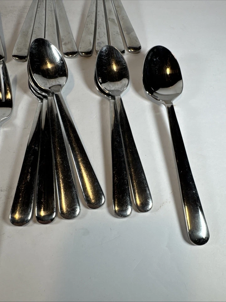 Splendide STRAND Cuchara Tenedor Cuchillo Lote De 29 Cubiertos Acero Inoxidable 18/10 China Foto 3 de 4