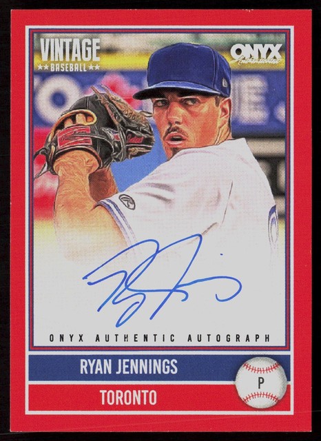 2026 Onyx Vintage Ryan Jennings #VA-RYJE Autograph /25