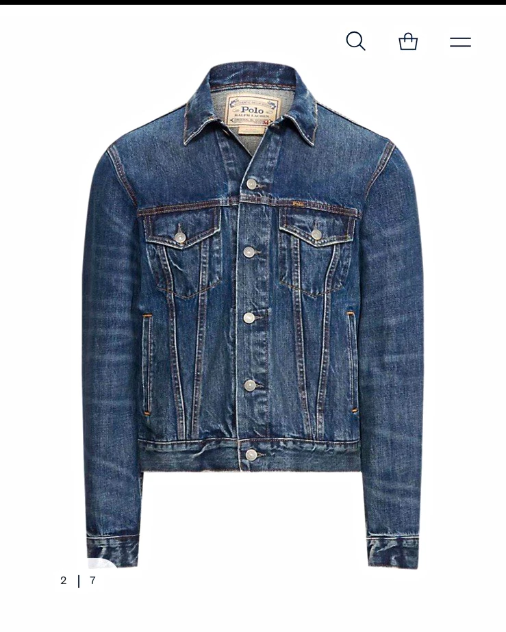 polo ralph lauren jean jacket products for sale | eBay