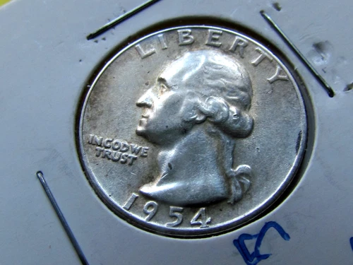 1954 P Washington Quarter - 90% Silver - Condition XF
