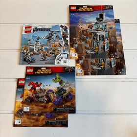 Lego Super Heroes Avengers & Marvel Sets #76107, 76131,76038,76078 All Complete