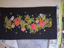 Christmas Joy Holiday Table Runner Panel 24.5 By WOF