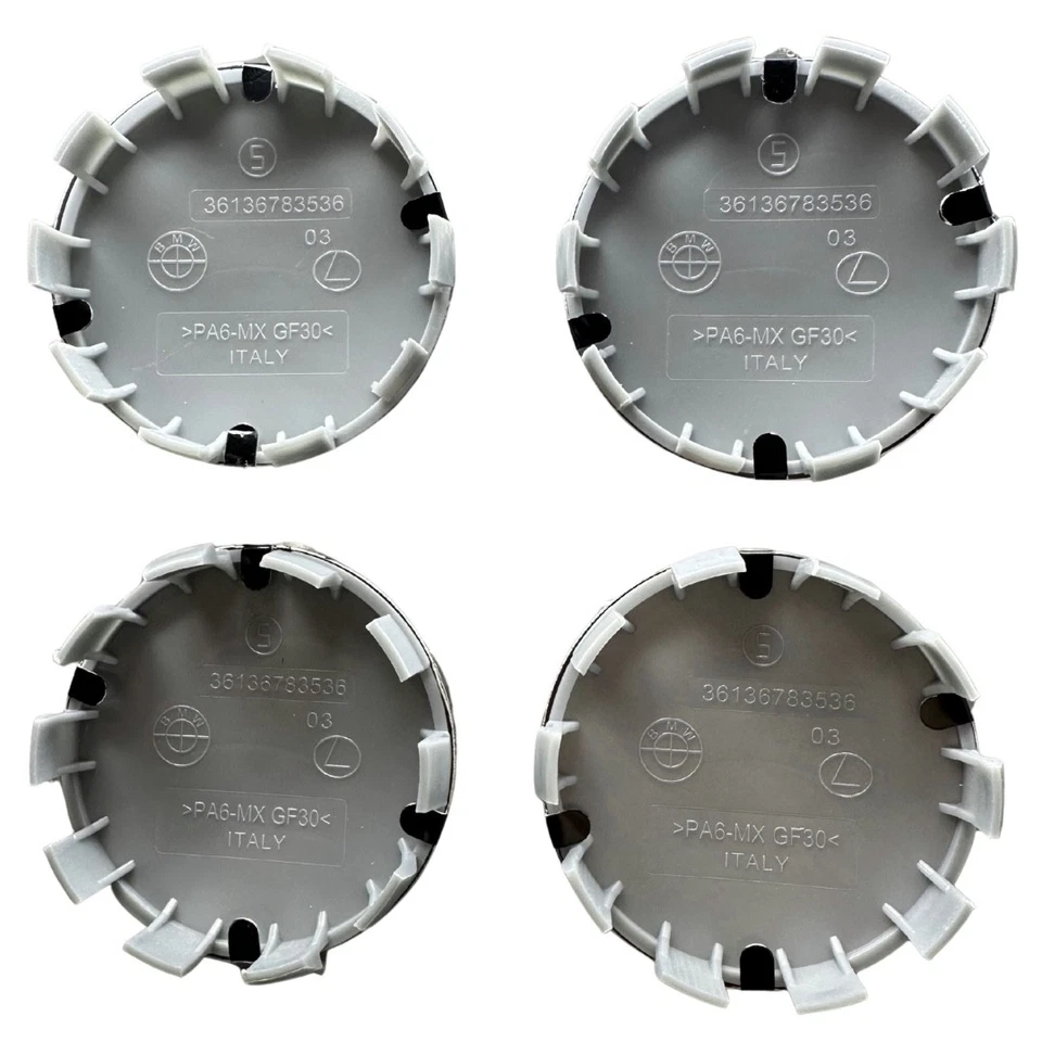 Tapas emblema central rueda 4 piezas para BMW Sport 68 mm Foto 4 de 4