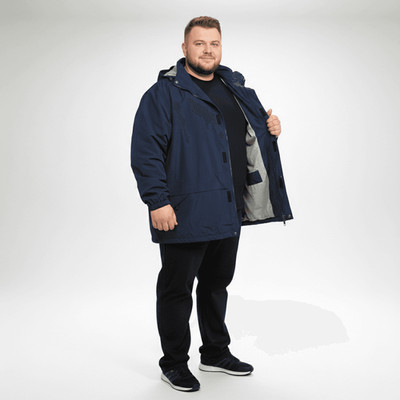 BigTiger Regenjacke Übergröße   Atmungsaktiv & Wasserdicht