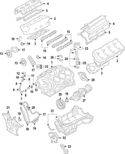 Genuine Ford Short Block AA5Z-6009-E