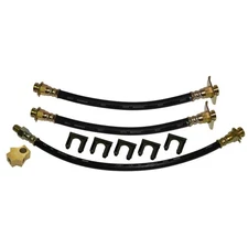 Rubber Brake Hose Kit Drum Brakes 9" 1967-69 Dodge Dart Plymouth Valiant 3pc