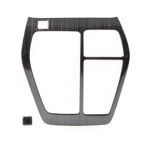 Black Titanium Inner Gear Shift Box Panel Frame Cover Trim Fit Toyota RAV4 19-20 - Foto 2 di 10