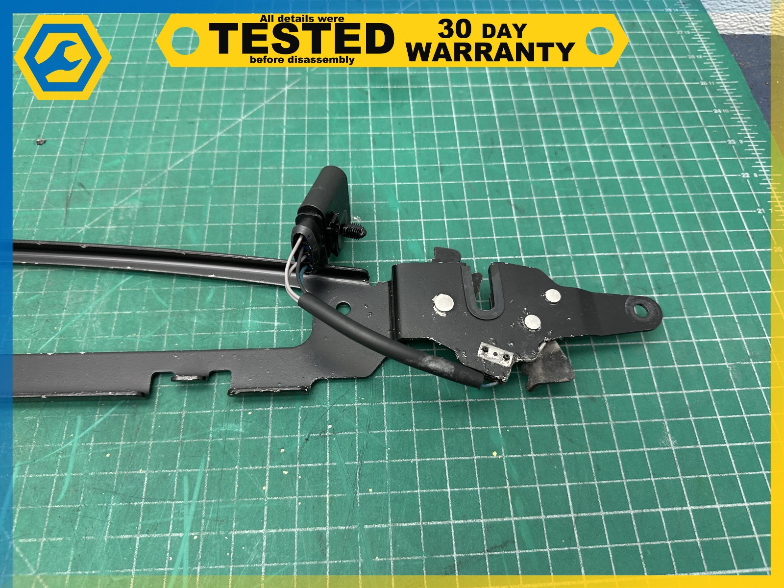 06-12 BENTLEY Flying Spur FRONT HOOD BONNET LOCK LATCH W/ SWITCHES SET OEM