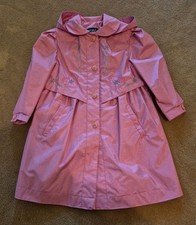 Rothschild Girl's Dress Coat  Pink  All Weather  Fully Lined  Size 4 Easter