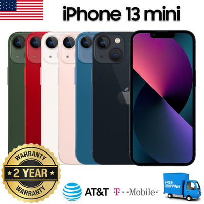 Apple iPhone 13 Mini 128GB 256GB Factory Unlocked A2481 GSM CDMA Smartphone New 