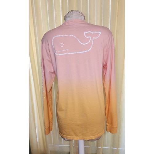 Vineyard Vines Ombre XL Gr. 18 Kinder T-Shirt Langarm Logo Oberteil - Bild 2 von 4