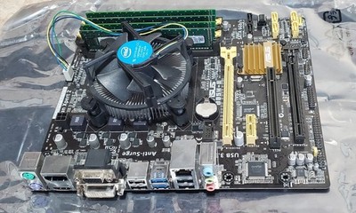 ASUS B85M-E REV 1.02 Intel i5-4460 3.2GHz Quad Core 16GB PC3-10600