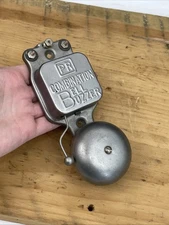 Antique Vtg PR Combination Bell Buzzer Stanley & Patterson NY USA Doorbell Metal