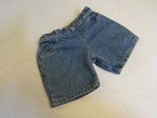 BABW Build A Bear Clothing Jean Shorts Blue Ages 3  Up 1009182 Denim