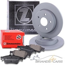 ZIMMERMANN BREMSSCHEIBEN + BELÄGE HINTEN FÜR FORD FOCUS C-MAX 1.6 1.8 2.0 03-07