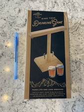  NEW Wooden Ring Toss Game- Drinking Game-Damaged Box