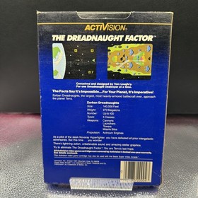 Dreadnaught Factor (Intellivision) Complete In Box One Overlay
