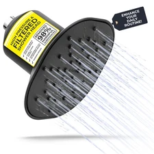 Filtered Shower Head, Filter for Hard Water | Improves Skin & Hair by Reducin...