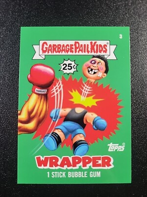 Wrapper Card 3 Mike Tyson's Punch Out Nintendo Spoof Garbage Pail Kids Game Over
