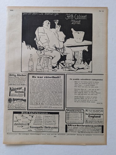 JUGEND 1918 Einzelverkauf div. Werbung Anzeigen Reklame Abb. und weitere (W18G) - Picture 14 of 31