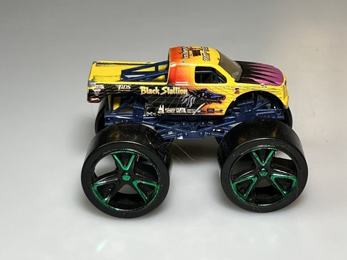 BLACK STALLION Hot Wheels Monster Jam 1:64 2005-2006 Champion Ace Reifen Druckguss - Bild 3 von 4