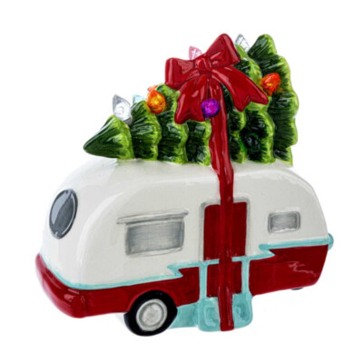 LED Light Up Christmas Camper Mini Shimmer